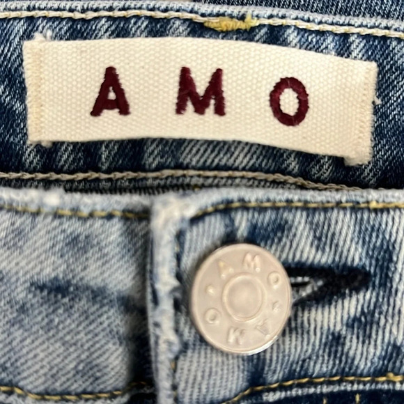 AMO Stix Skinny Distressed Jeans in Soulmate Destroy - Size 28 - Picture 6 of 10